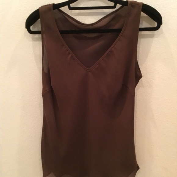 Brown 2piece blouse set! Size M-L - Picture 3 of 4